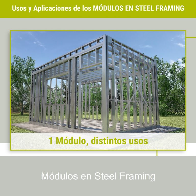 MÓdulos En Steel Framing Un Módulo Distintas Aplicaciones Perfiles Jma